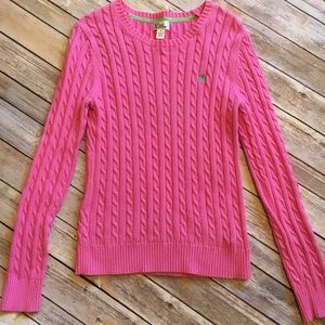 Lily Pulitzer Cable Knit Sweater Medium
